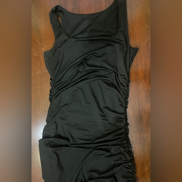 NWOT BEAGIMEG Sexy Ruched Bodycon Casual
Solid Sleeveless Tank Midi Dress - Picture 8 of 10